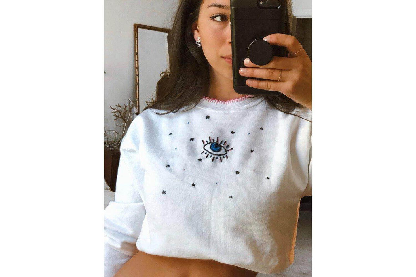 QUARANTIVITIES: SUNDAY FOREVER EMBROIDERED CREWNECK DIY