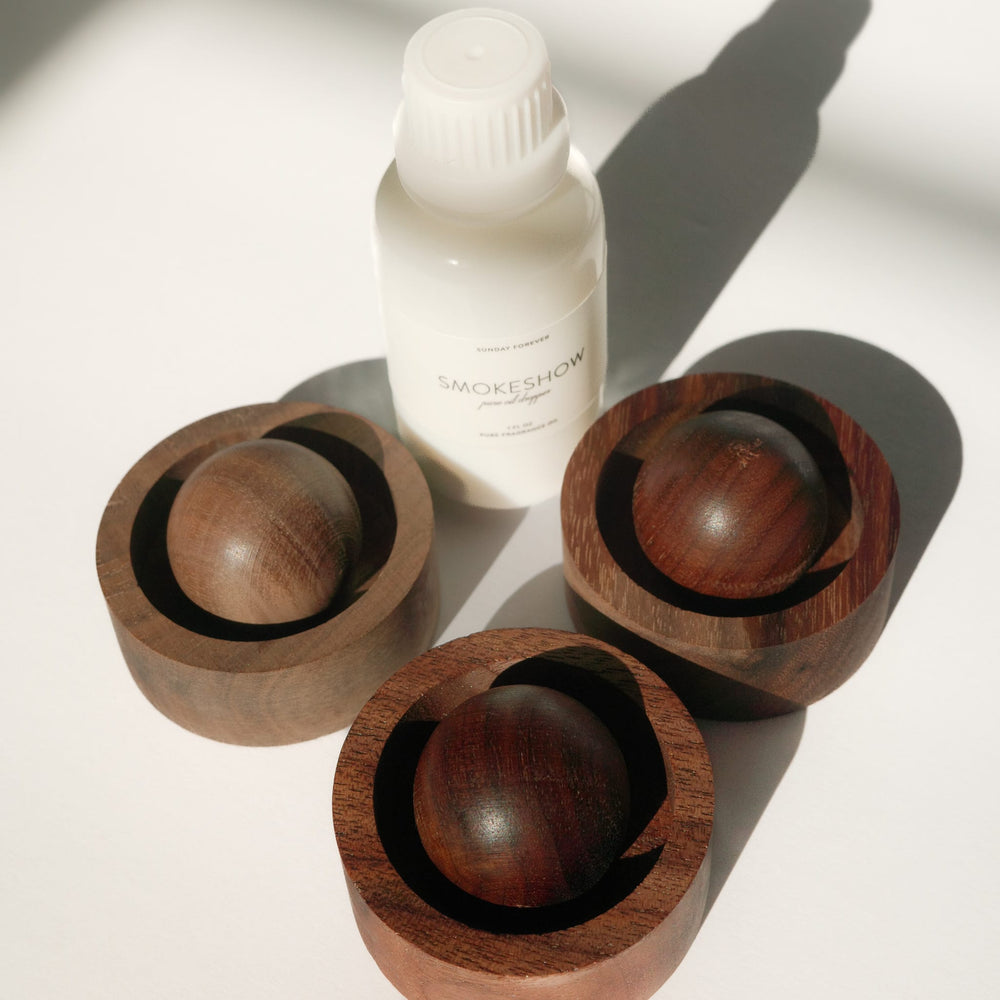 
                  
                    Mini Wood Sphere Diffuser - Sunday Forever
                  
                