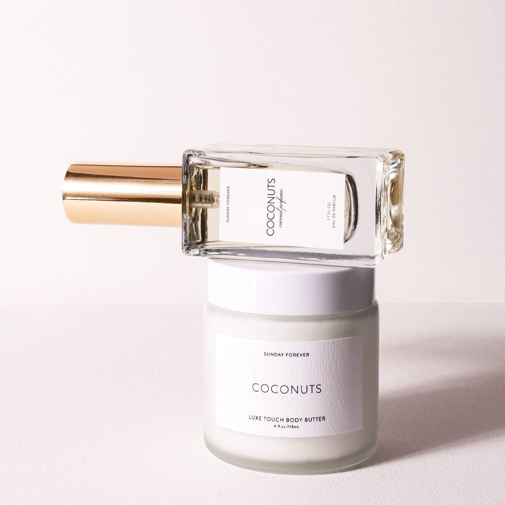 
                      
                        Sunday Forever Coconut Coconuts Eau de Parfum CollectionCoconut Perfume | Rich & Pure FragranceSunday Forever NYC
                      
                    