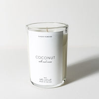 Coconut Luxury Candle with Milk and Cream - Sunday Forever