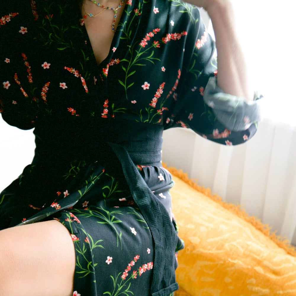 
                  
                    Delicate Floral Robe Long or Short - Sunday Forever
                  
                