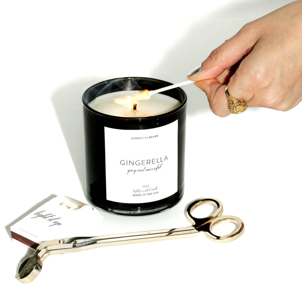 
                  
                    Gingerella Luxury Candle with Sandalwood and Ginger - Sunday Forever
                  
                