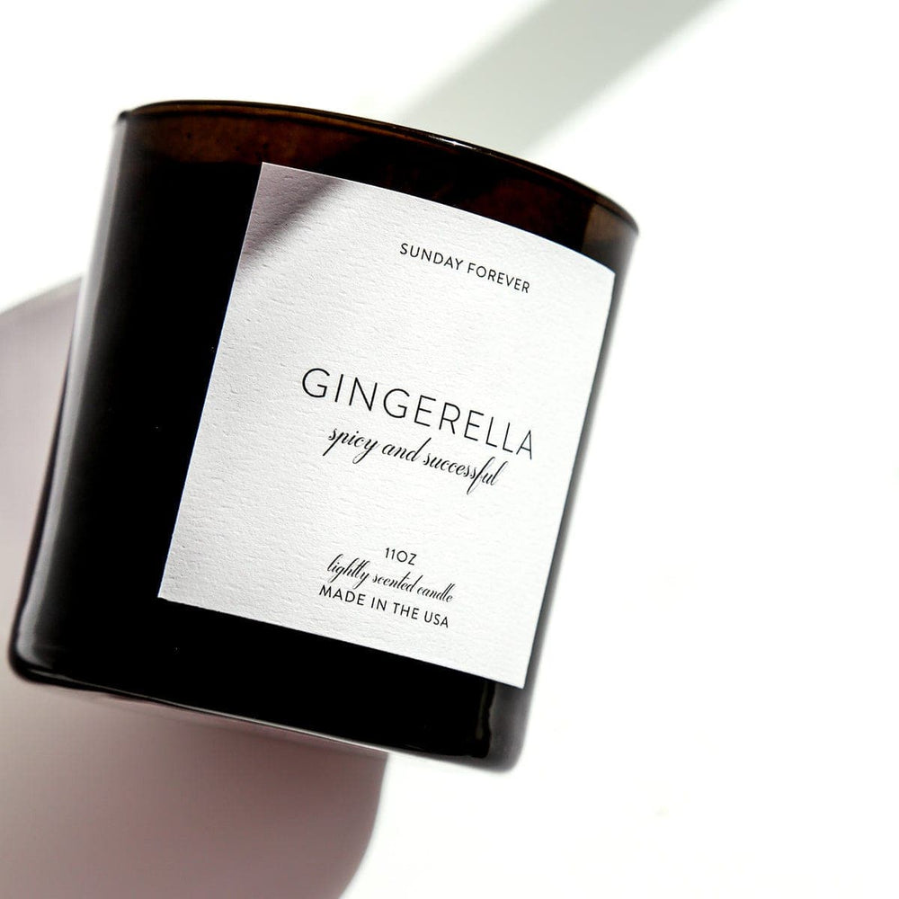 
                  
                    Gingerella Luxury Candle with Sandalwood and Ginger - Sunday Forever
                  
                