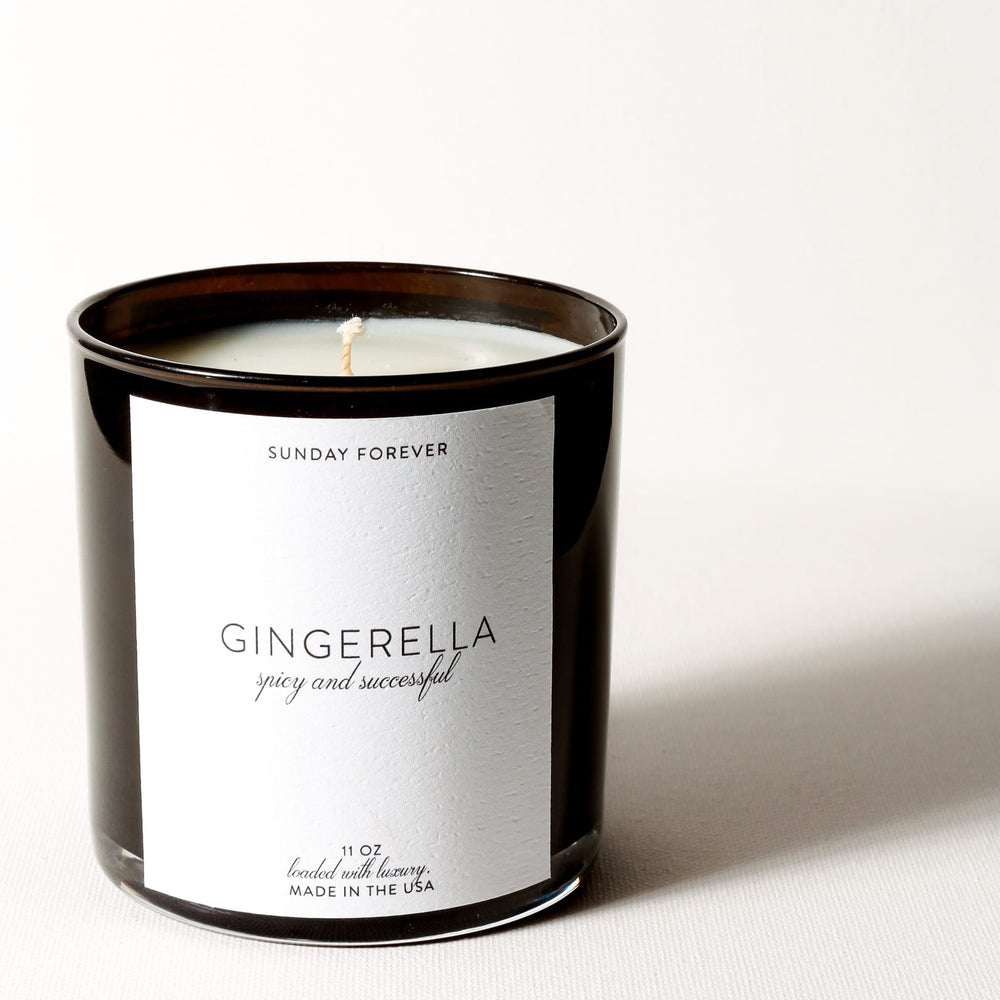 
                  
                    Gingerella Luxury Candle with Sandalwood and Ginger - Sunday Forever
                  
                