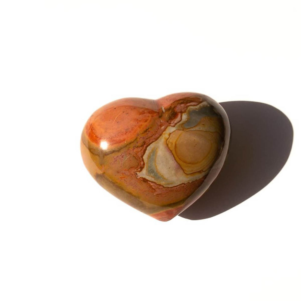 Sunday Forever Figurines Mega Jasper Heart StoneMega Jasper Heart StoneSunday Forever NYC