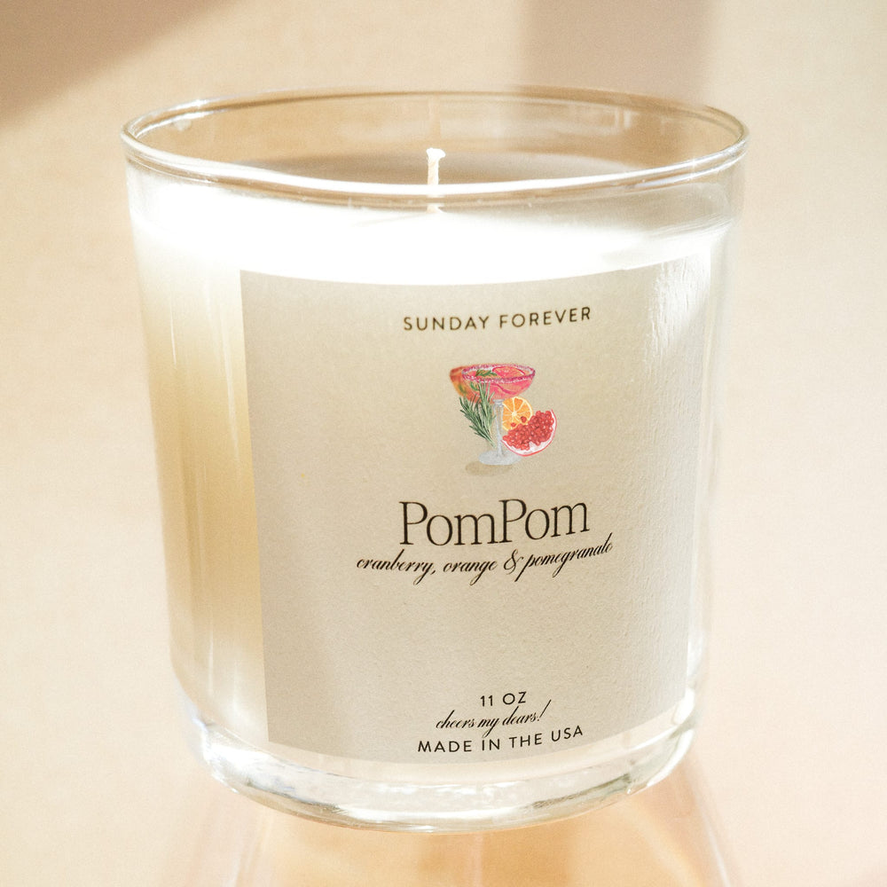 Limited Edition Holiday Pom Pom Candle