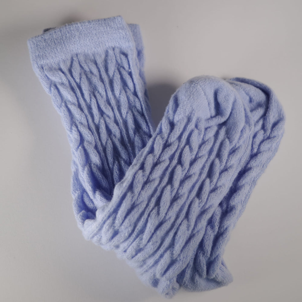 
                  
                    Fuzzy Fleece Cable Knit Socks - Sunday Forever
                  
                