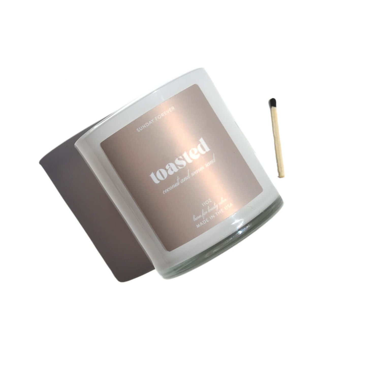 Toasted Luxury Candle (Discontinued Packaging) with Coconut and Warm Sand