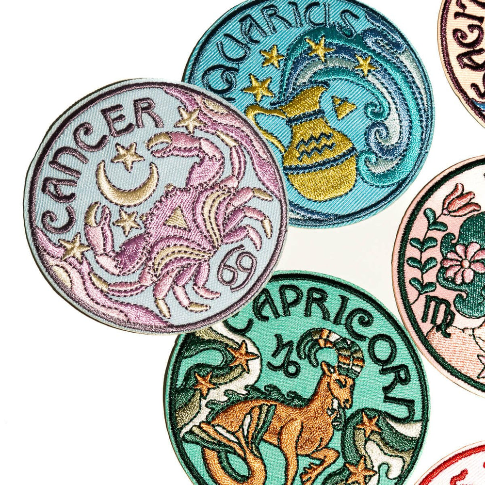 
                  
                    NEW! Embroidered Zodiac Patches - Sunday Forever
                  
                