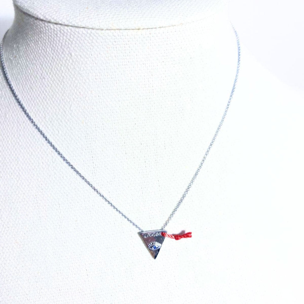 
                      
                        Sunday Forever JEWELRY Evil Eye Triangle NecklaceEvil Eye Triangle NecklaceSunday Forever NYC
                      
                    